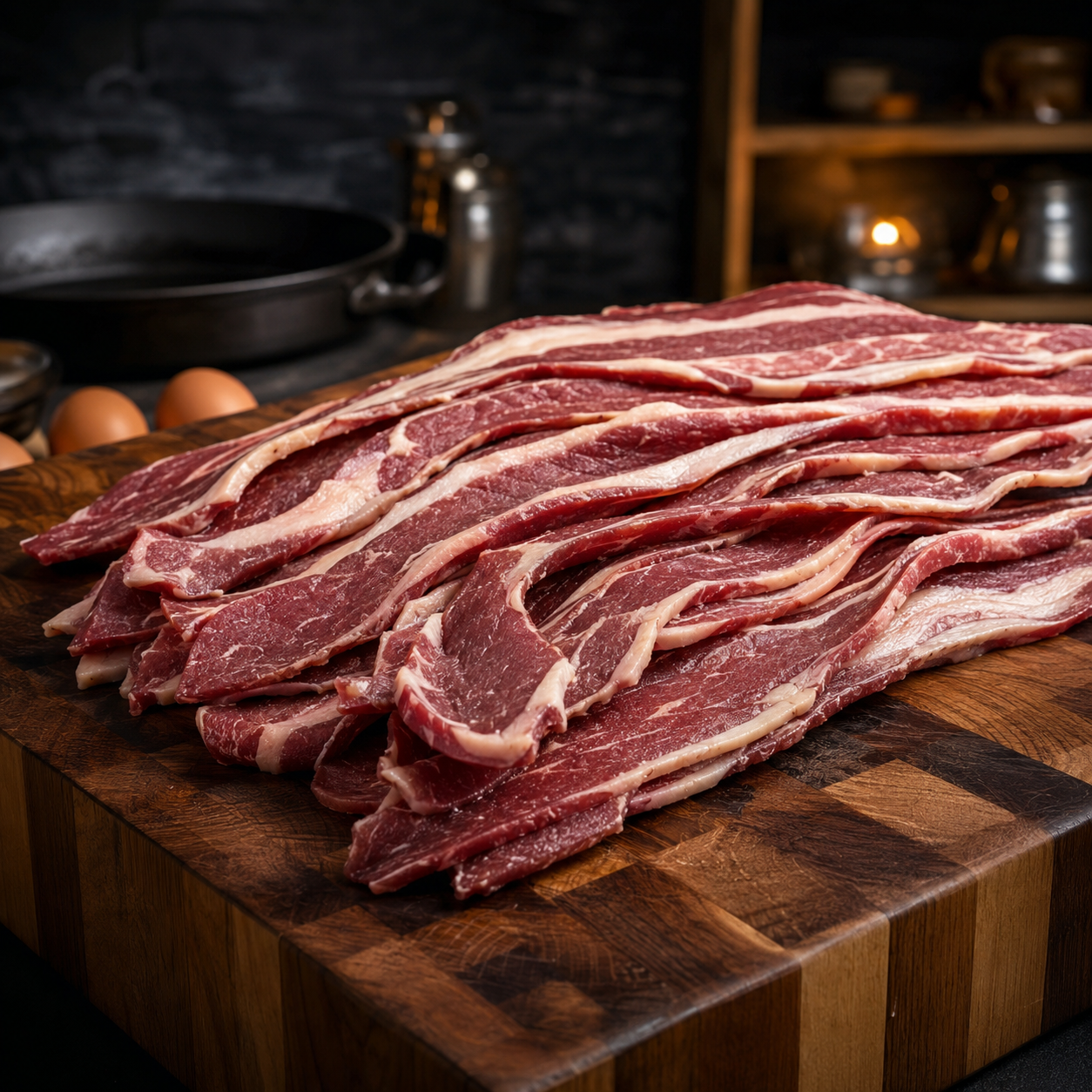 Halal Beef Bacon Breakfast Slices | Zabiha Halal  | Ready To Cook |