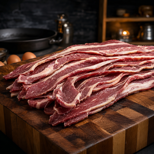 Halal Beef Bacon Breakfast Slices | Zabiha Halal  | Ready To Cook |
