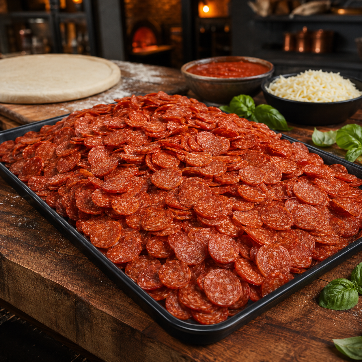 10lb Bulk Pack Halal Sliced Beef Pepperoni | Delicious for Pizzas |