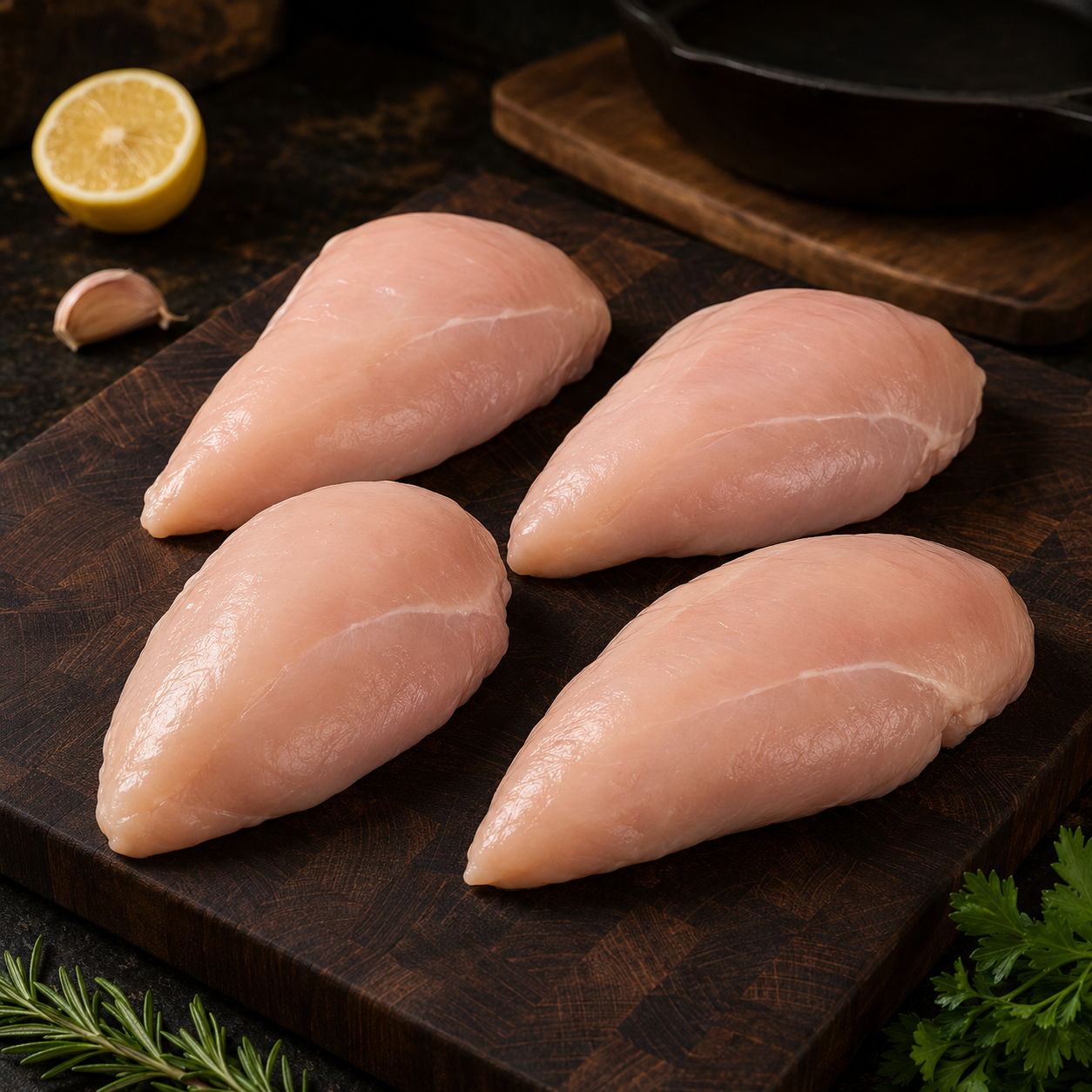 Crescent Foods Boneless Chicken Breast | Skinless | Antibiotic-Free | Cage-Free |
