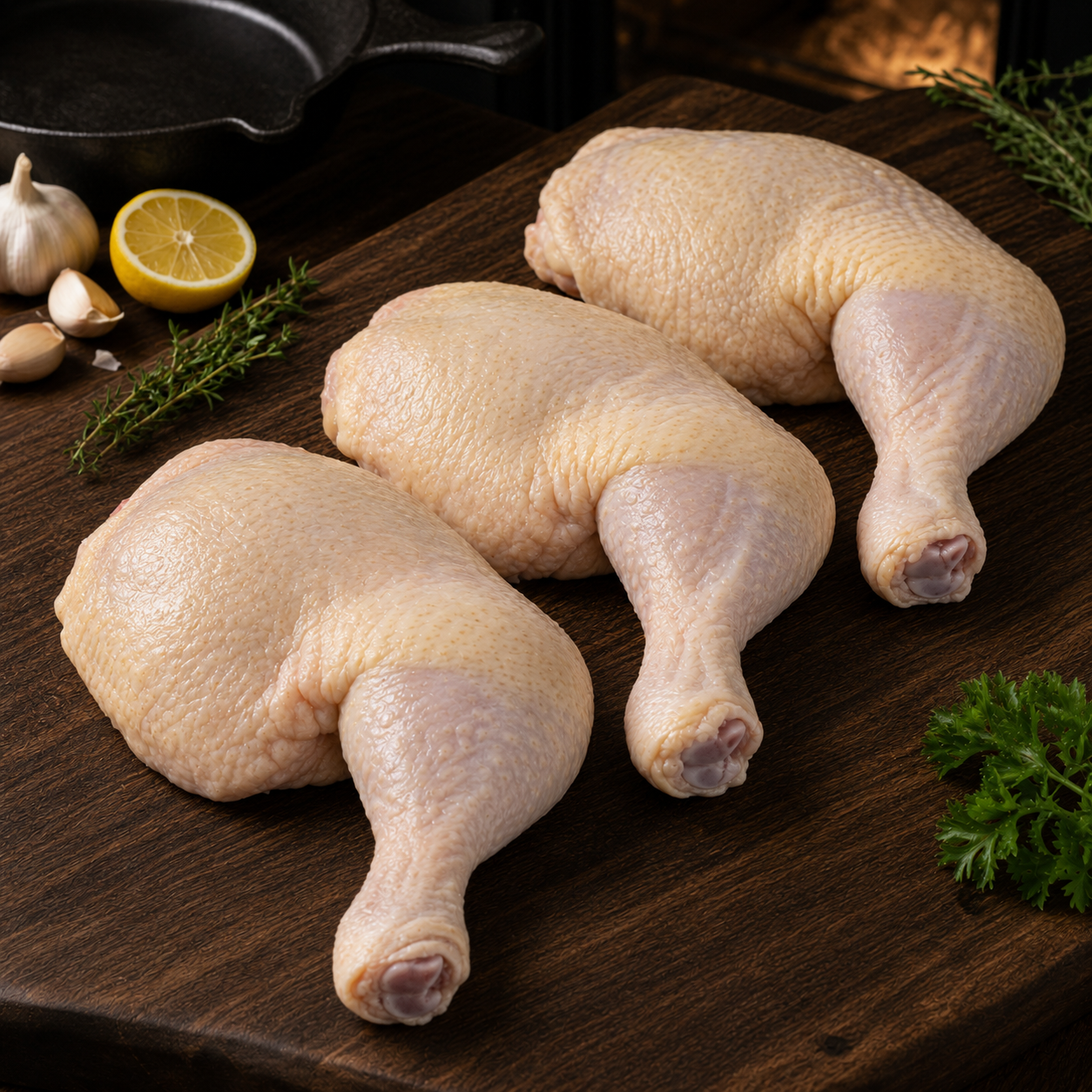 Halal Chicken Leg Quarters With Skin | Freshly Packaged | All-Natural |