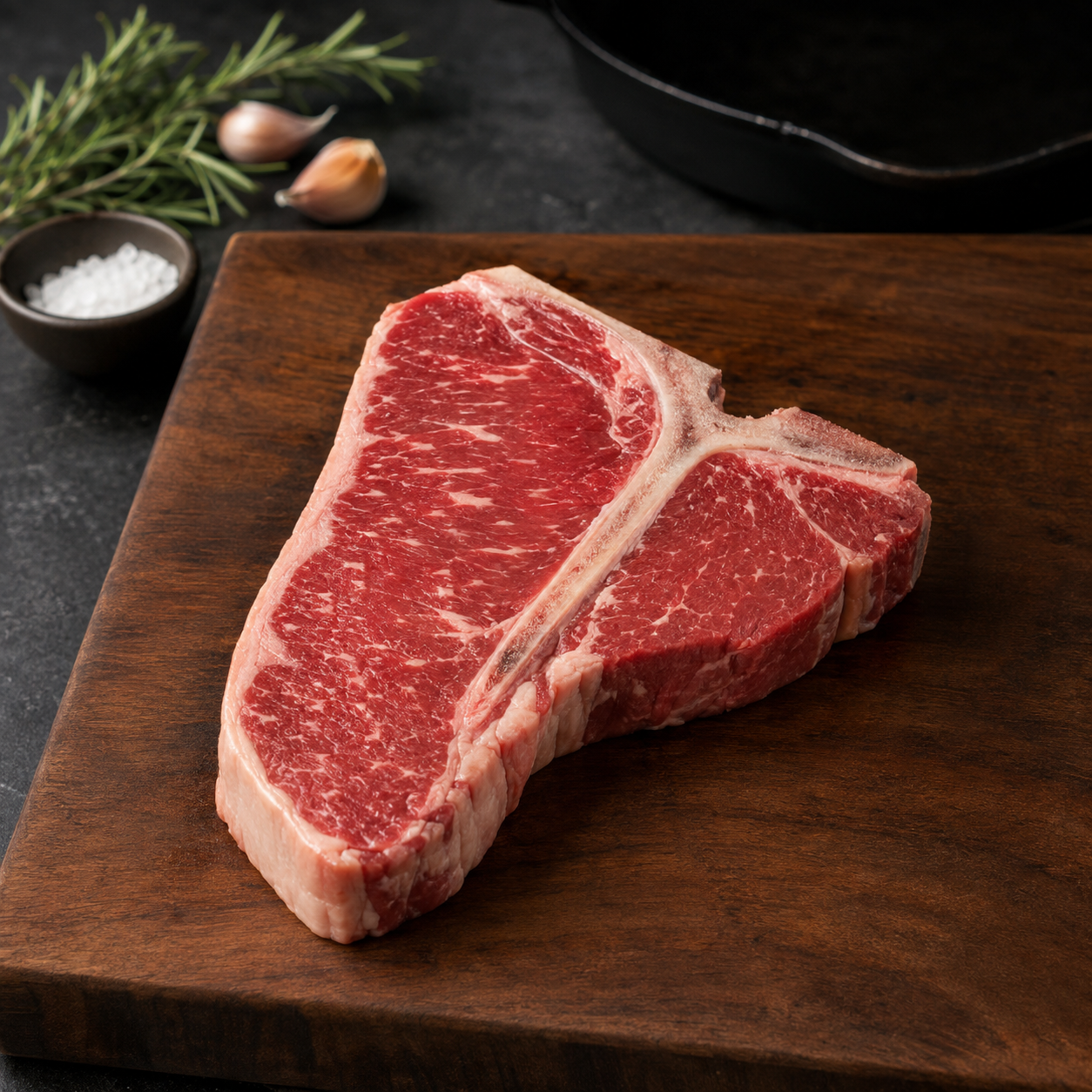 Halal T-Bone Steak | BOGO LIMITED TIME | Approx 16oz Thick | USDA Choice | High Quality |