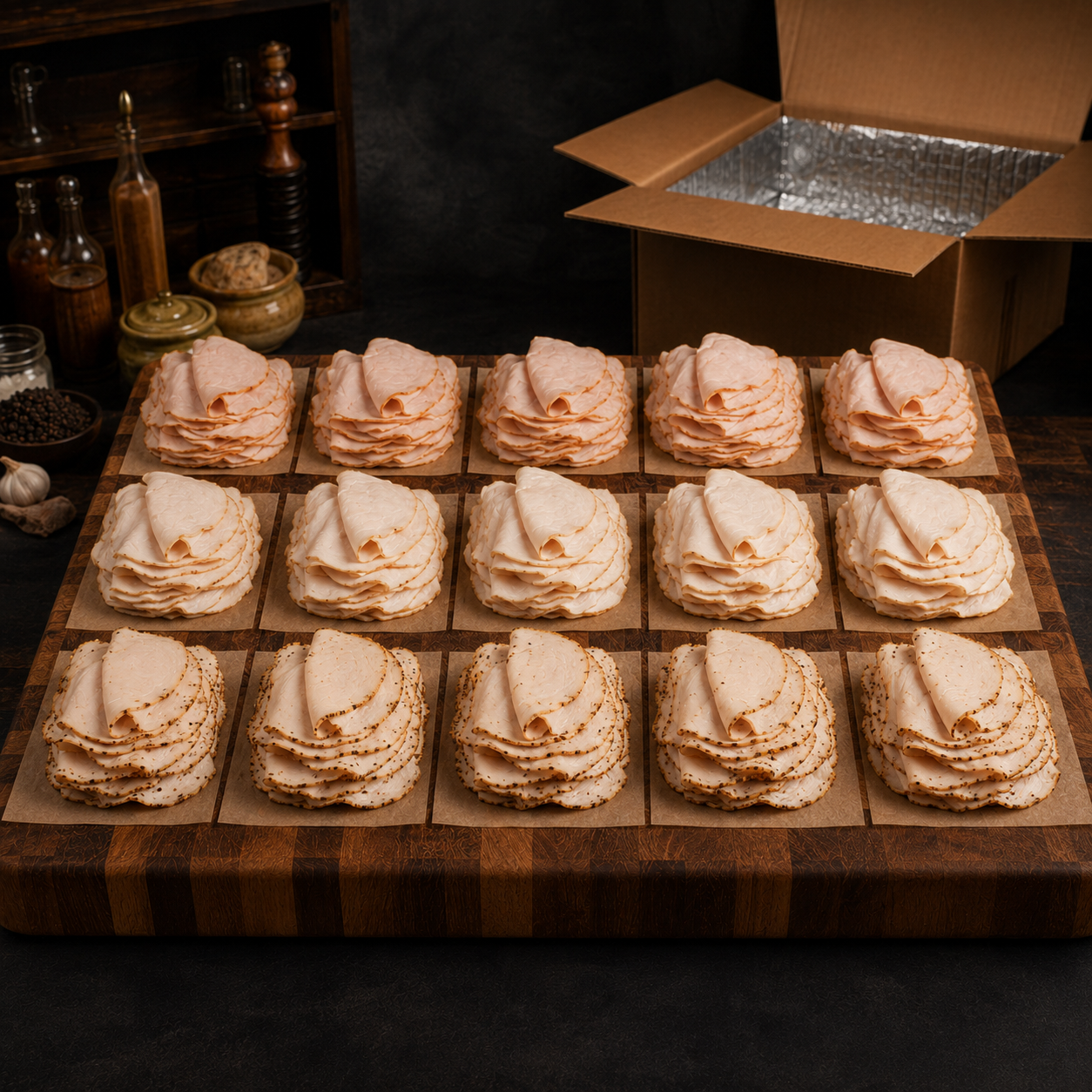 The Ultimate Turkey Sampler: 15lbs Of Deli Turkey Delight