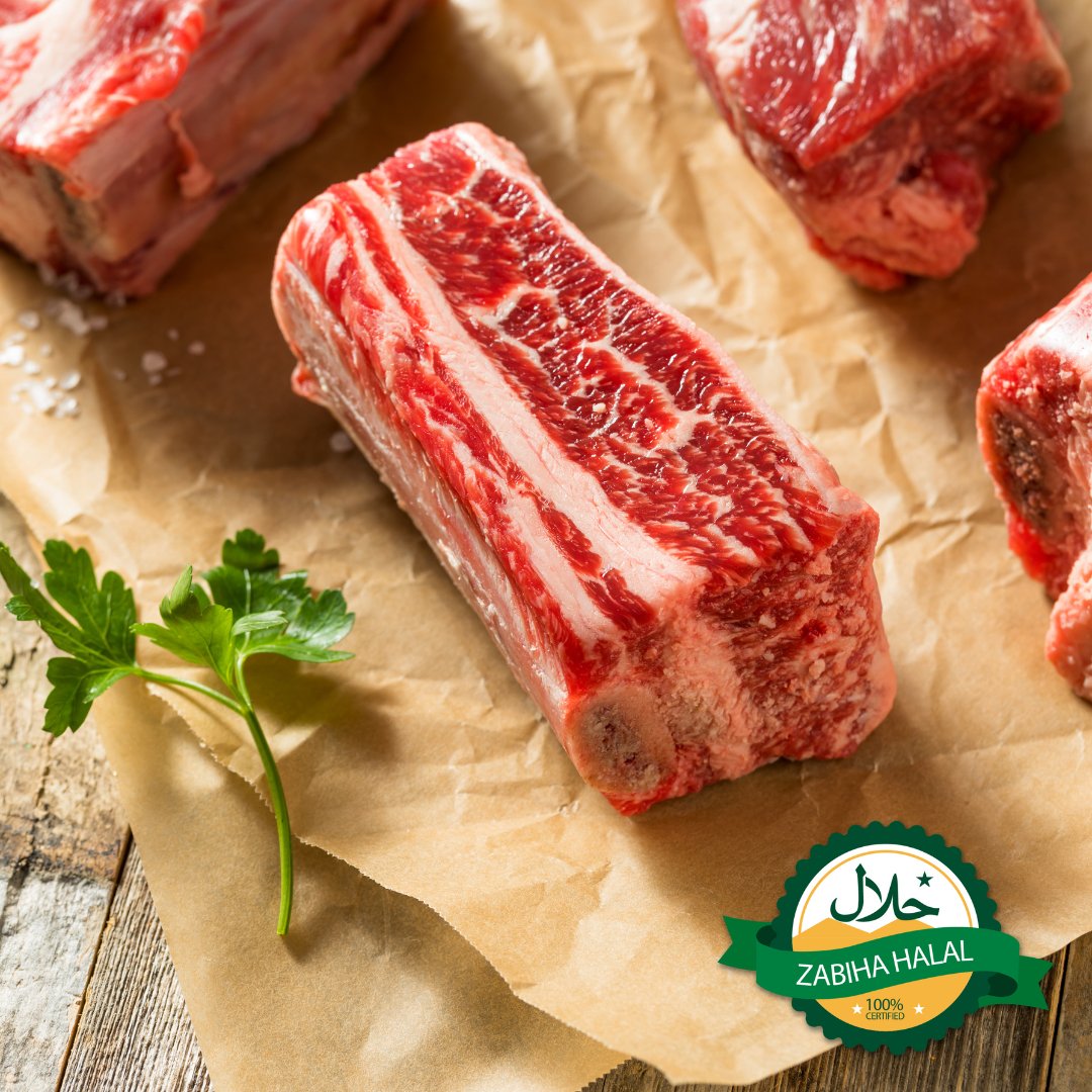 Beef Short Ribs | Thinly Sliced | Freshly Packaged | - HalalWorldDepot