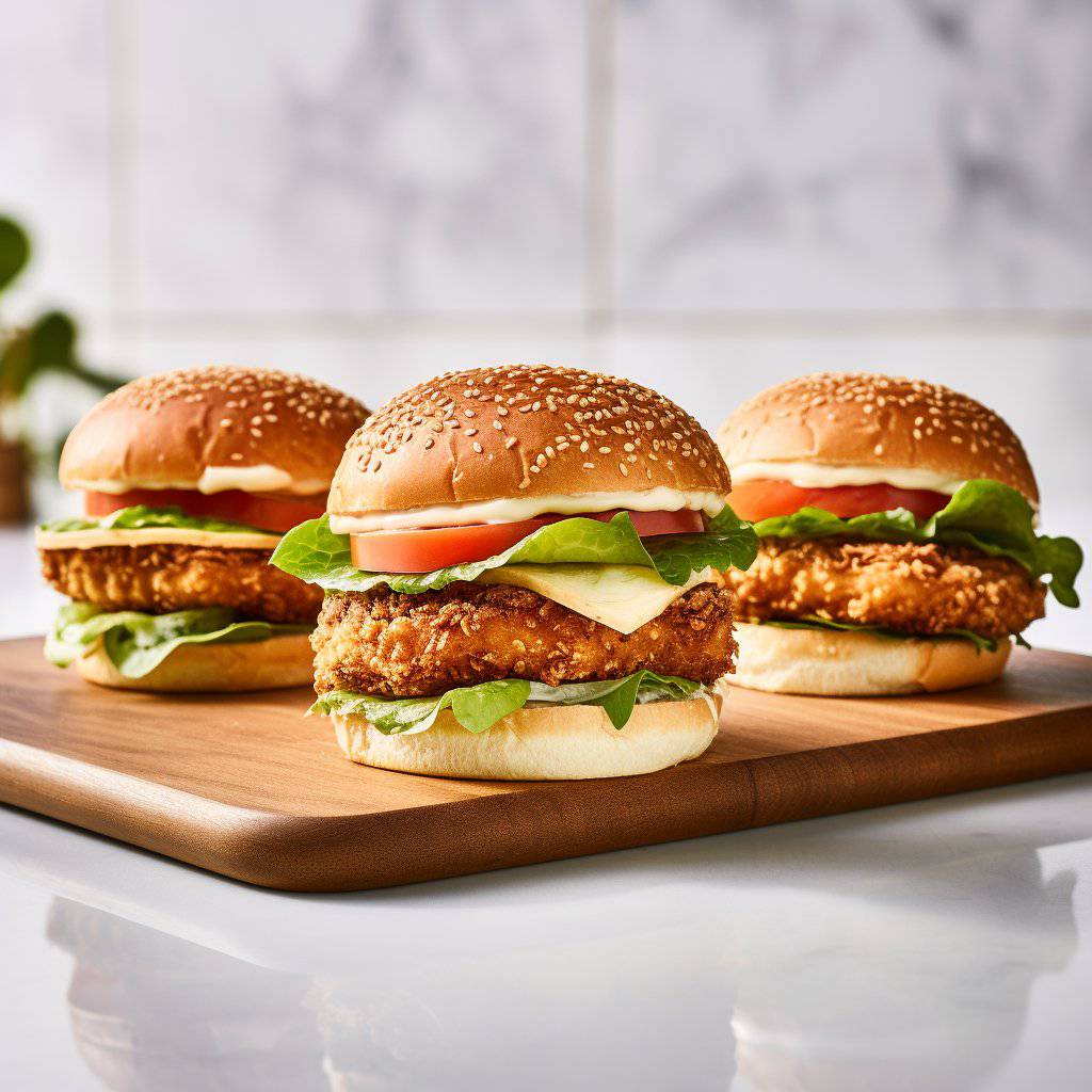 Halal Breaded Chicken Patties, Bulk Pack, photo 2 of 7