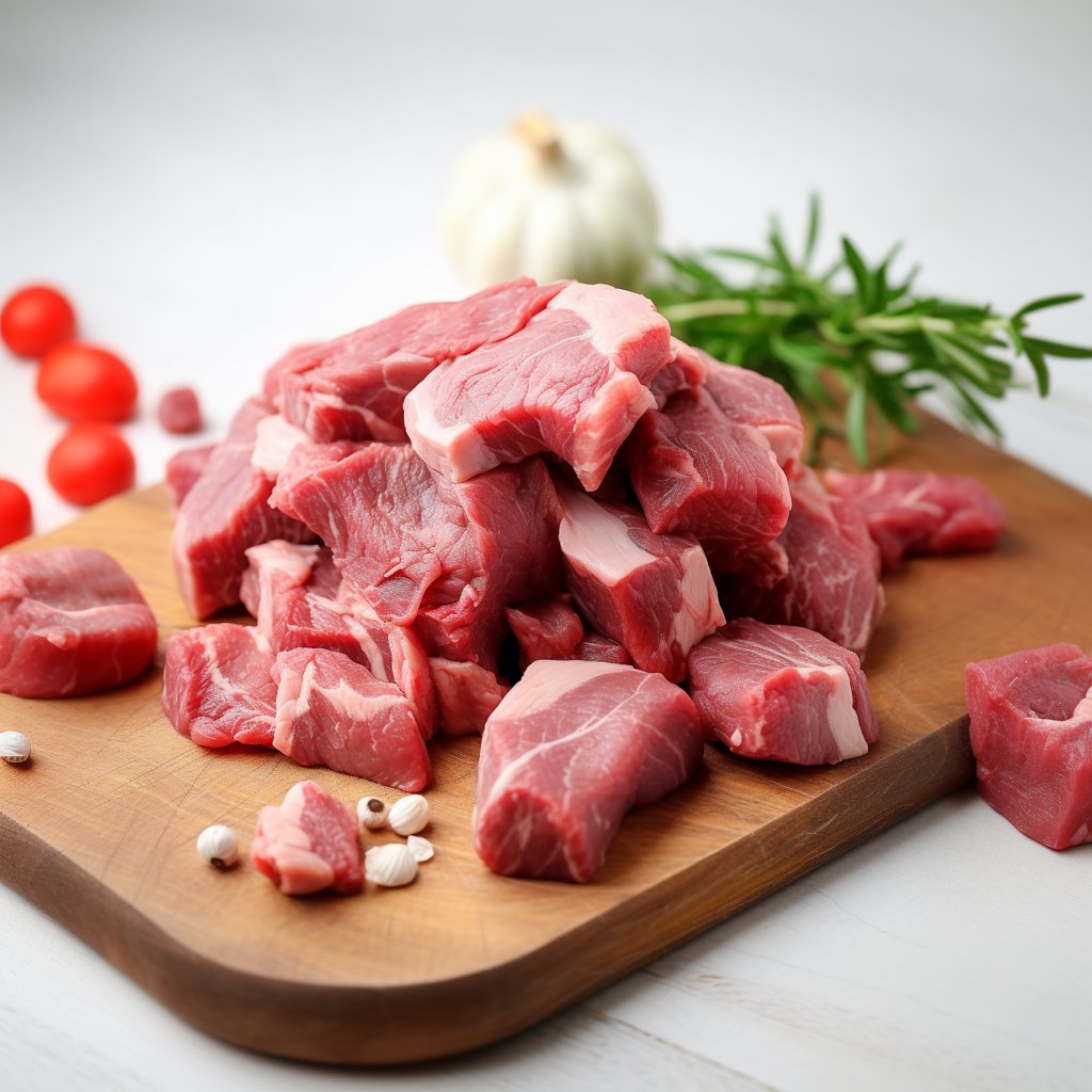 Halal Goat Leg | Cut in Small/Medium Pieces | Packed Fresh | - HalalWorldDepot