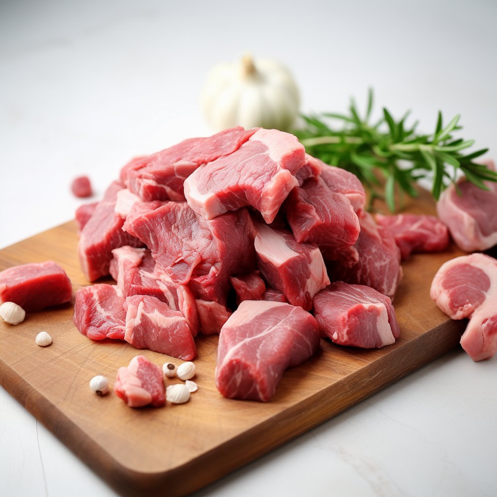 Halal Goat Leg | Cut in Small/Medium Pieces | Packed Fresh | - HalalWorldDepot