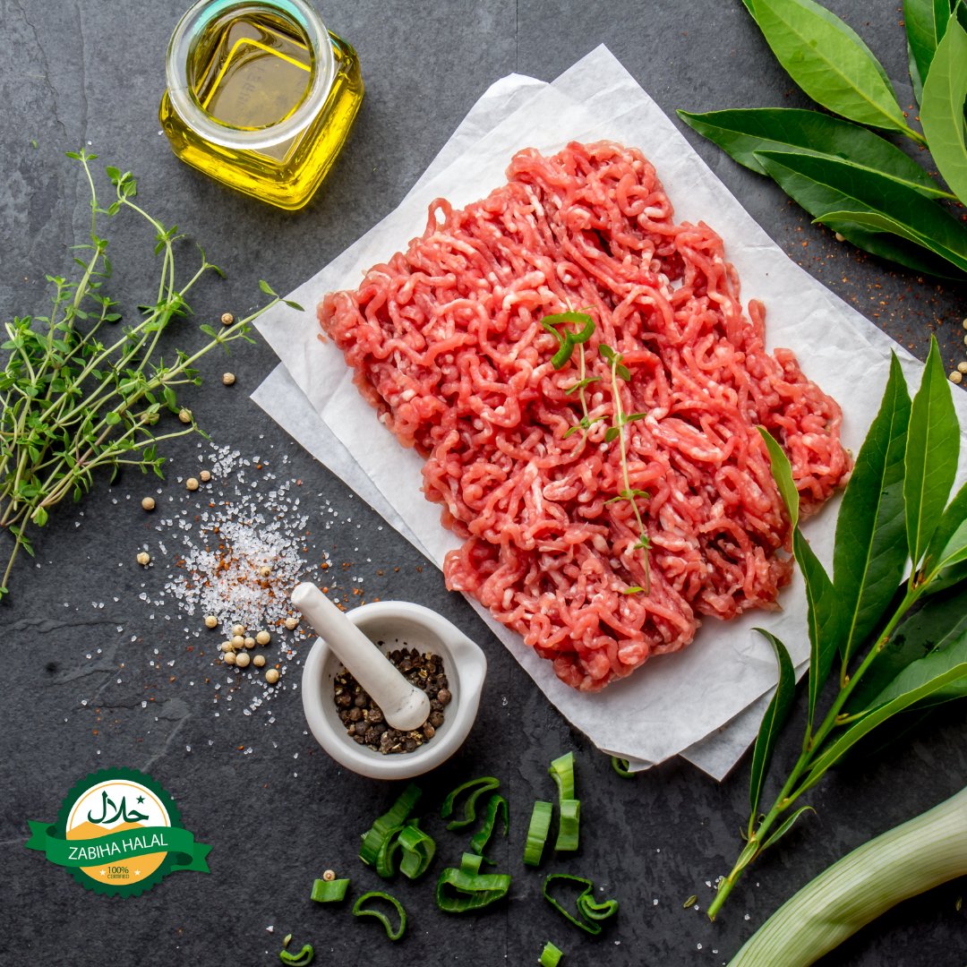 Halal Ground Beef 80/20 | Minimal Fat | Minced and Packed Fresh | - HalalWorldDepot