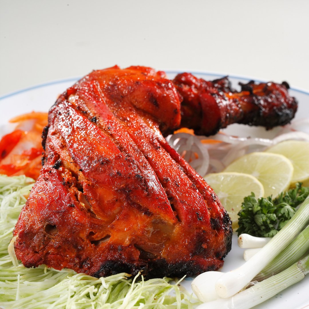 Halal Marinated Tandoori Chicken Leg Quarters | Seasoned And Prepped | Ready To Cook | - HalalWorldDepot