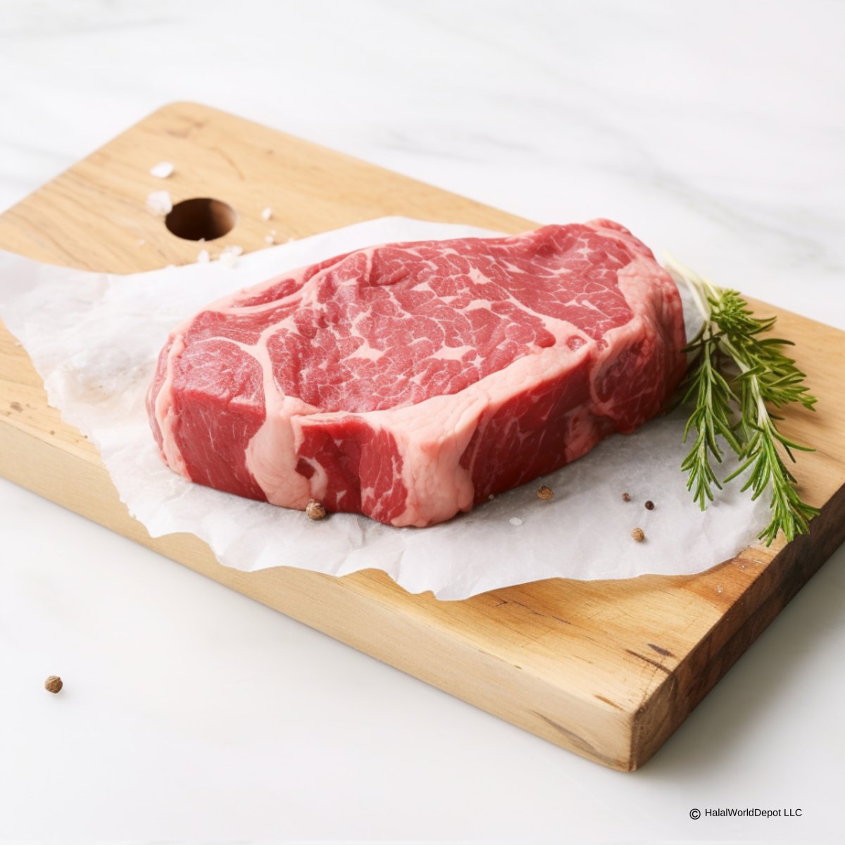 Halal Sirloin Steak | Approx. 1lb | Sliced 1in Thick | Freshly Packaged | High Quality | 100% Zabiha Halal | - HalalWorldDepot