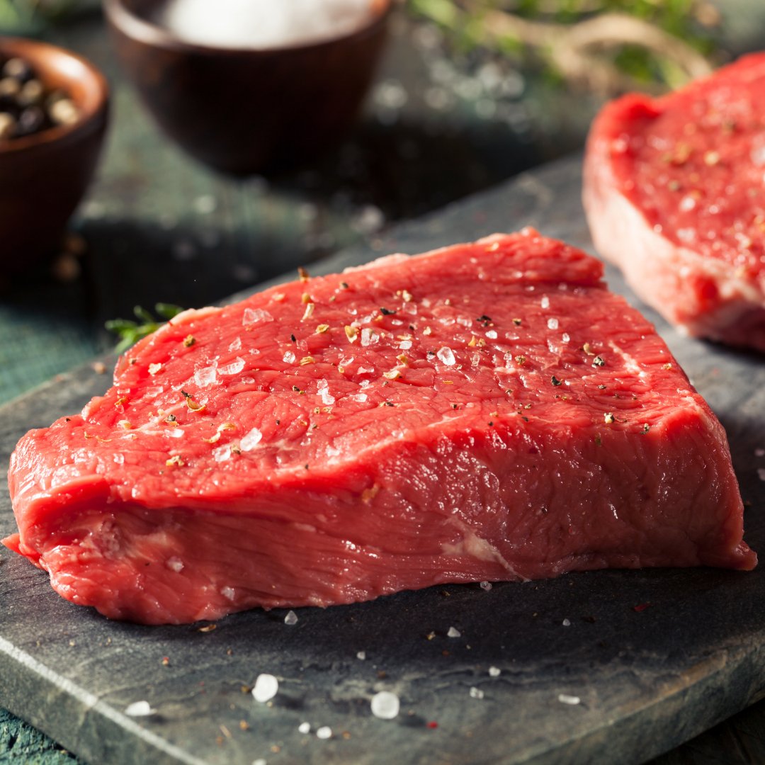 Halal Sirloin Steak | Approx. 1lb | Sliced 1in Thick | Freshly Packaged | High Quality | 100% Zabiha Halal | - HalalWorldDepot