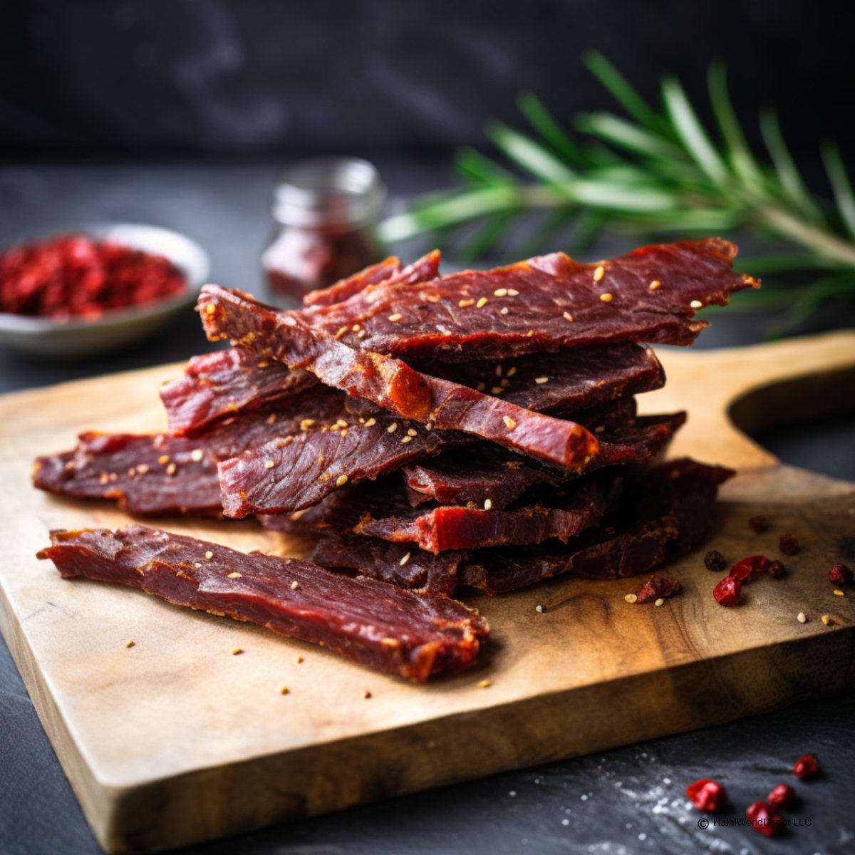 Sharifa Halal Spicy Hot Beef Jerky - HalalWorldDepot