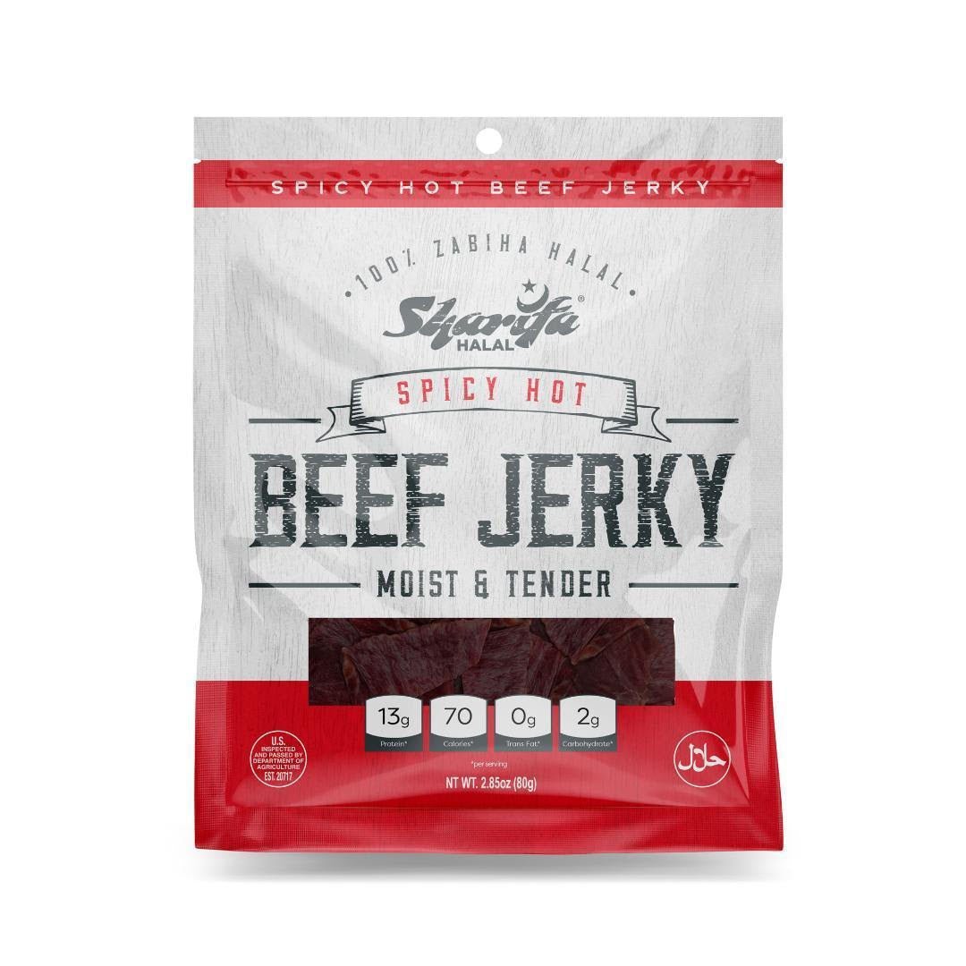 Sharifa Halal Spicy Hot Beef Jerky - HalalWorldDepot