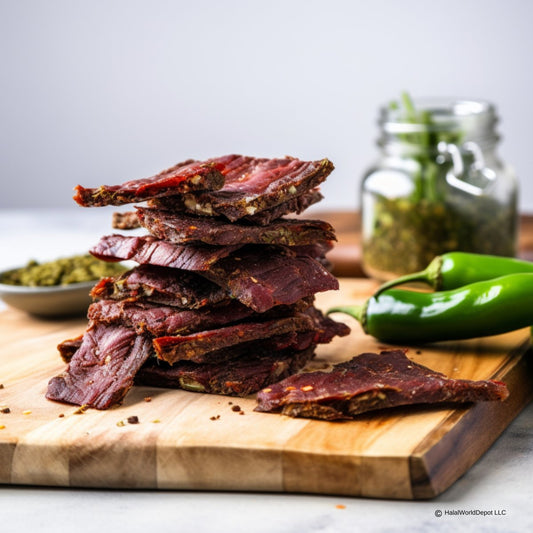 Spicy Kick: Sharifa Halal Jalapeno Beef Jerky - HalalWorldDepot