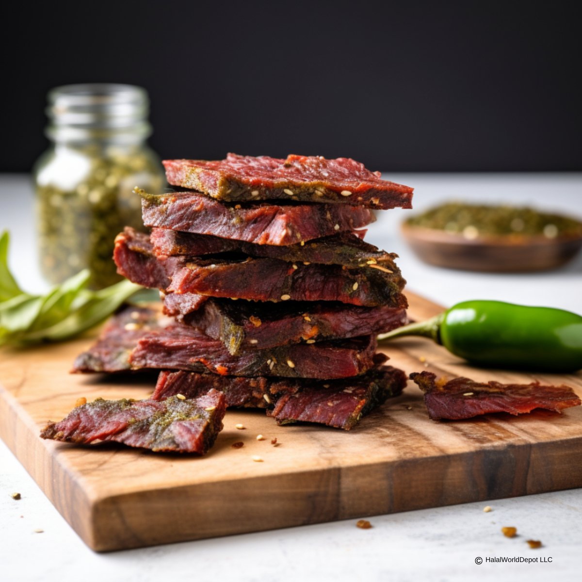 Spicy Kick: Sharifa Halal Jalapeno Beef Jerky - HalalWorldDepot