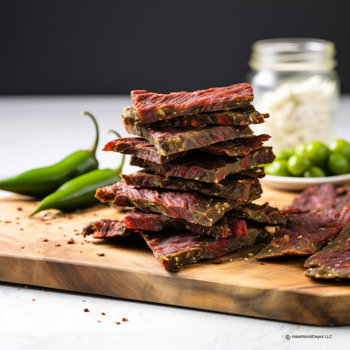 Spicy Kick: Sharifa Halal Jalapeno Beef Jerky - HalalWorldDepot