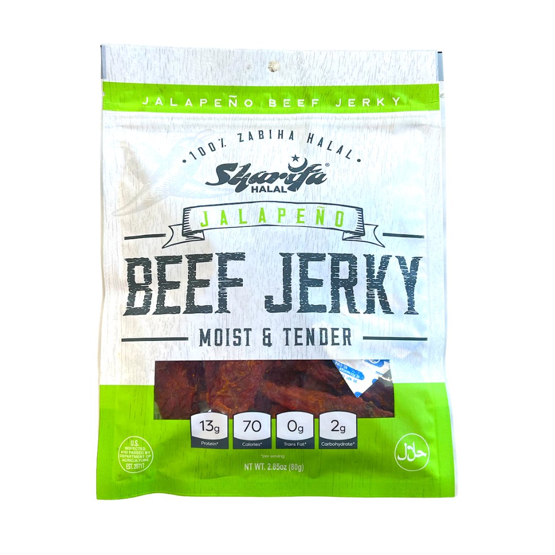 Spicy Kick: Sharifa Halal Jalapeno Beef Jerky - HalalWorldDepot