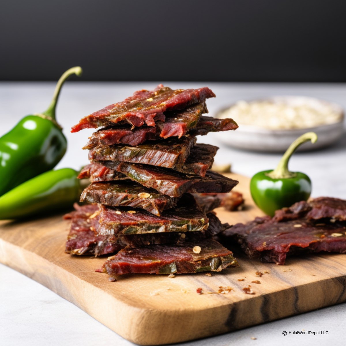 Spicy Kick: Sharifa Halal Jalapeno Beef Jerky - HalalWorldDepot