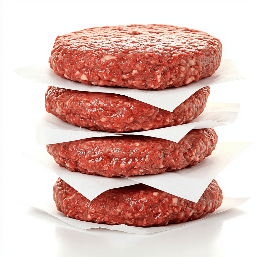 10lb Bulk Pack Halal Beef Burger Patties | Freshly Seasoned And Prepped | Ready To Cook | - HalalWorldDepot